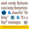 M&M'S It's A Boy Milk Chocolate Candy, Baby Shower or Gender Reveal Candy, 2lb Resealable Bulk Bag
