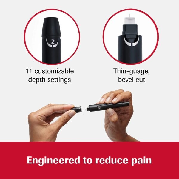 Guide Glucose Monitor Kit for Diabetic Blood Sugar Testing: Guide Meter, Softclix Lancing Device, and 10 Softclix Lancets