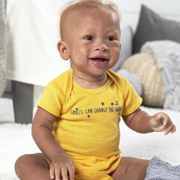Baby Boy Short Sleeves Onesies Bodysuits, 8-Pack, Sizes Newborn-12M