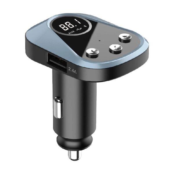 Bluetooth FM Transmitter,with App Control,Compatible with Most Smartphones,5.8x4.3x7.2cm