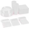 Exquisite 350 Piece Easter Plastic Disposable Party Plates & Dinnerware Combo Set