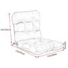 42” x 21” Hawaii Back Chair Outdoor Seating Cushions, Durable Polyester