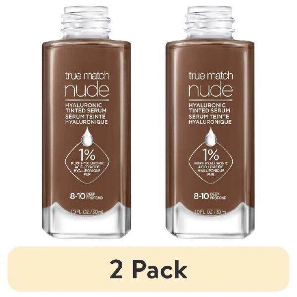 (2 pack) True Match Serum Foundation Makeup, 4.5-5.5 Rich Medium, 1 fl oz
