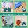 Electric Balloon Pump, 4-in-1 Portable Electric Air Pump For Inflatables, Balloons And Sports Ball, Balloon Inflator For 260q, Foil, Latex Balloons And Pool Floats, Faster And Save Time