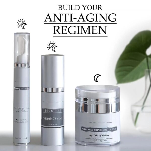 Vitamin C Serum for Face - Anti Aging & Reduce Wrinkles, Dark Spots & Sun Damage - Face Serum for Women to Enhance Collagen Level - Contains Hyaluronic Acid & Vitamin E - 1.7 Fl. Oz