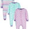 Brand Gender Neutral Footless Unionsuits, 3-Pack, Sizes 0/3 Months - 5T