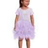 Disney Frozen Toddler Girl Short Sleeve Tutu Dress, Sizes 12M-5T