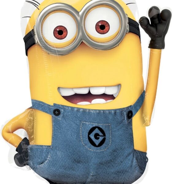 Anagram Latex and Foil Minions Bouquet Balloons, Piece of 16