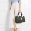 Women Satchel Handbags Top Handle Purse Medium Tote Bag Vegan Leather Shoulder Bag