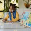 Little Buffalo 8pk Wood Kids Jigsaw Puzzles Plus Storage by