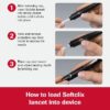 Guide Glucose Monitor Kit for Diabetic Blood Sugar Testing: Guide Meter, Softclix Lancing Device, and 10 Softclix Lancets