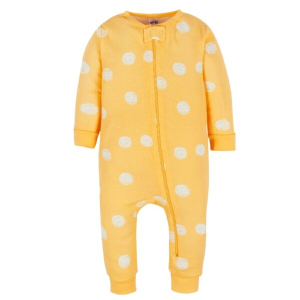 Brand Gender Neutral Footless Unionsuits, 3-Pack, Sizes 0/3 Months - 5T