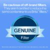 Standard Water Filter, Replacement Filters for Pitchers and Dispensers, BPA Free, 6 Count