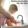Bathroom Faucets 4 Inch Matte Black Bathroom Sink Faucet, Stainless Steel Lead-Free 2-Handle Centerset Faucet with Pop-up Drain and 2 Supply Hoses Fits 2 or 3-hole Sink