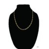 14kt Gold Chain Necklace, Figaro Chain Cross Necklaces for Women and Men, Best Christmas Gift for, Her, Him - 14kt Bonded Gold Jewelry by