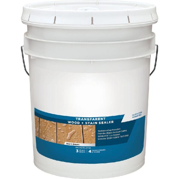 WaterGuard 1 Gallon Sequoia Red Transparent Wood Stain and Sealer