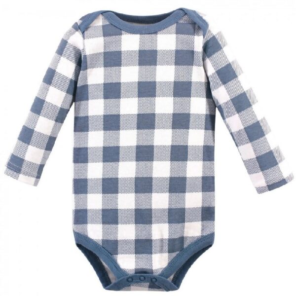 Cotton Long-Sleeve Bodysuits, 5-Pack, Newborn- 24 Months