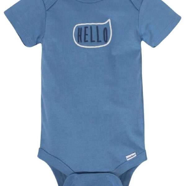 Baby Boy Short Sleeves Onesies Bodysuits, 8-Pack, Sizes Newborn-12M