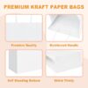 BagDream Brown Paper Gift Bags with Handles Kraft Paper Shopping Bags for Business, Shopping, Grocery, Retail, Birthday Party, Merchandise, 10x5x13, 100 Pack