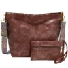 Hobo Bags for Women Crossbody Handbags Guitar Strap Shoulder Bucket Bag Vegan Leather Purse Trendy Boho Tote Purses