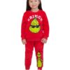 The Grinch Toddler Printed Sweatshirt and Jogger Set, Sizes 2T-5T