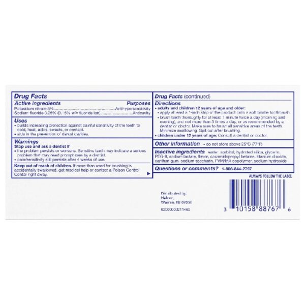 (4 pack) Intensive Enamel Repair Toothpaste for Sensitive Teeth and Cavity Protection - 3.4 Oz x 2, Extra Fresh
