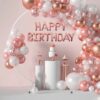 Garfans Wedding Arch Circle Balloon Arch Frame Round Backdrop Stand for Parties Birthday Wedding Christmas Balloon Garland Stand Gold Wedding Arch for Ceremony 6.6FT