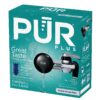 PLUS Faucet Mount Water Filtration System, Horizontal, Black/Chrome, PFM200B