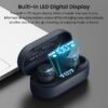 T12 in-Ear Wireless Earbuds Bluetooth 5.3 Headphones with 32EQ Mode,Stereo Bass Bluetooth Earbuds with ENC Noise Cancelling Mic,55H Play,IPX8 Waterproof,Wireless Charging for Home,Sports,Travel