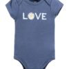 Short Sleeve Bodysuits, 5-Pack, Newborn- 24 Months