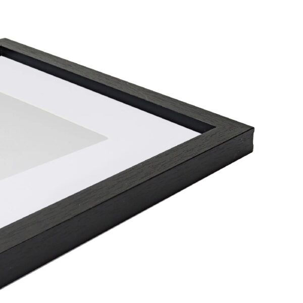 11 x 14 5-in-1 Wood Picture Frames Set-11x14 Matted to 8x10 Wall Frames, Black