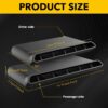 Rear Seat Vent Deflectors for 2014 to 2019 Chevrolet Silverado and GMC Sierra, Directional Air Vent Deflectors for Rear Passenger