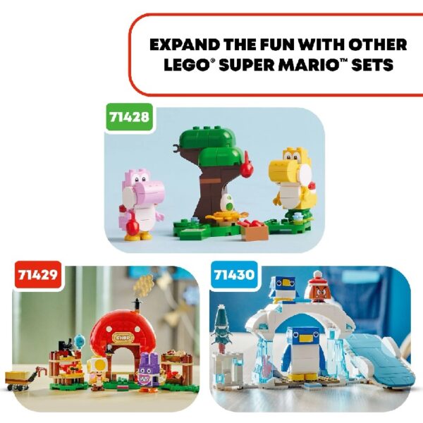 Super Mario Bowser’s Muscle Car Expansion Set, Collectible Bowser Toy for Kids, Gift for Boys, Girls and Gamers Ages 8 and Up, 71431