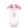 Short Sleeve Bodysuits, 5-Pack, Newborn- 24 Months