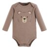 Cotton Long-Sleeve Bodysuits, 5-Pack, Newborn- 24 Months