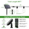 DAYBETTER Outdoor String Lights, 100ft S14 LED Patio Lights with 24 Bulbs, String Lights for Porch Backyard