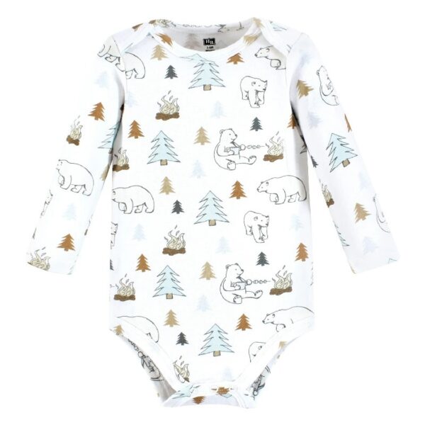 Cotton Long-Sleeve Bodysuits, 5-Pack, Newborn- 24 Months