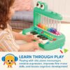 Croco Pop Piano Toy Keyboard with Songs Sounds Lights, Baby and Toddler Toys