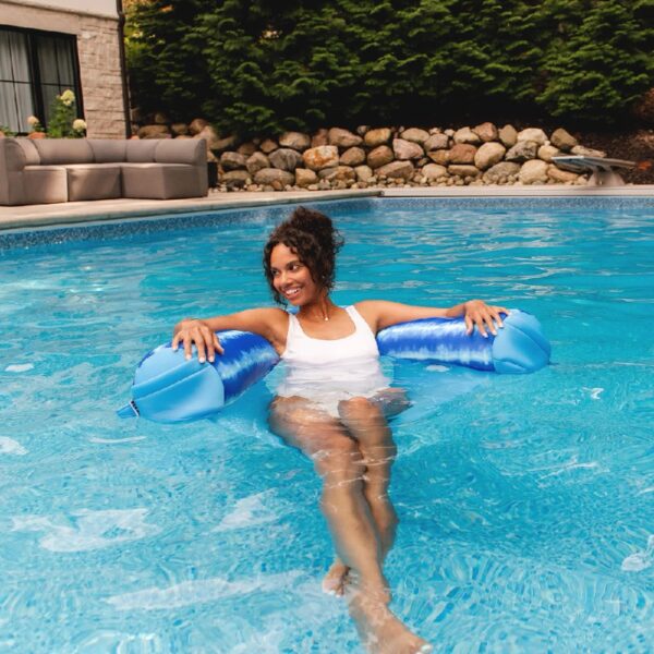 Shaka Sling XL Pool Float, Doubled-Sided Mesh, Quick Draining Fabric, No Inflation Needed, Sweet Shells Berry