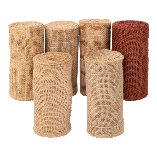 Love, Laugh, Craft Jute Burlap Roll Precut, 6