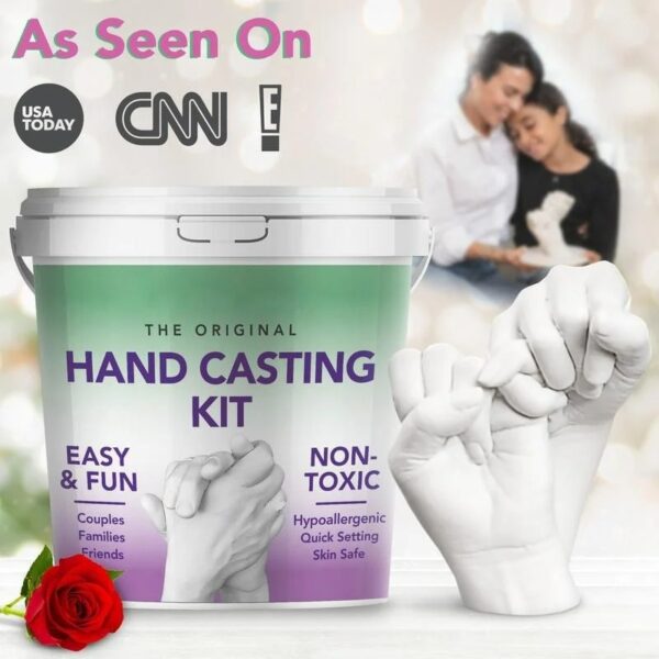 Hand Casting Kit – Gifts for Mother's Day, Couples, Anniversaries, Families Handcasting
