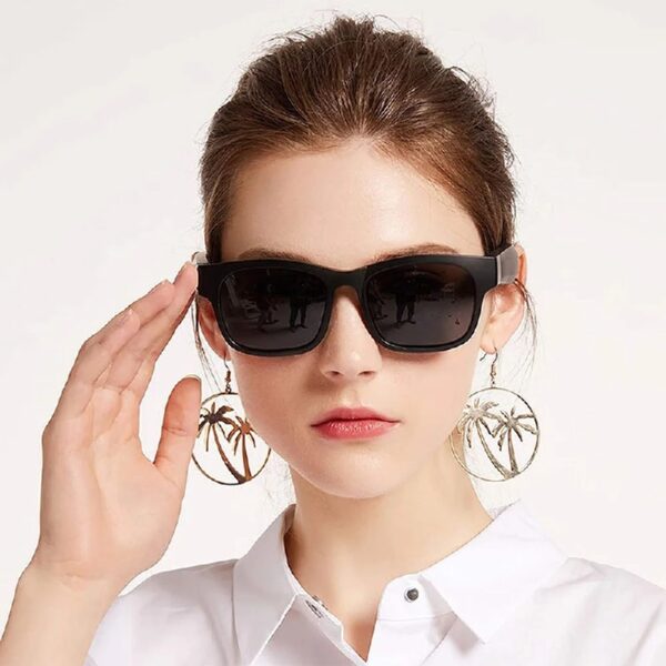 Unisex Smart Sunglasses with Bluetooth, Black