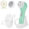 NOVA: Sonic Facial Cleansing, Exfoliating, Serum Infuser Device with Antimicrobial Brush Bristles