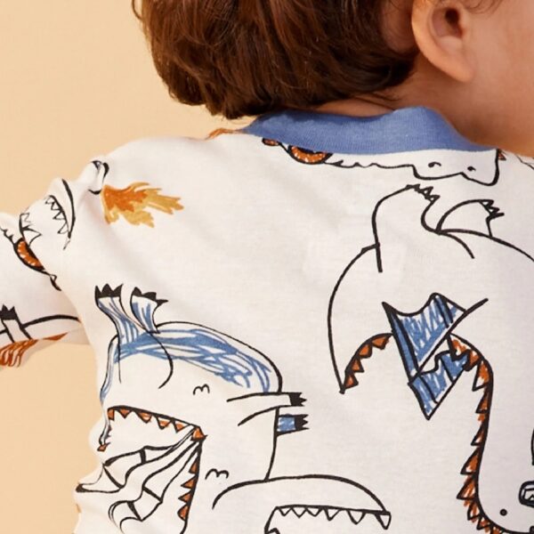 Baby & Toddler Boys 4Pc Short Sleeve Snug Fit Sleepwear, Size 9 Months-5T