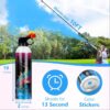 Gender Reveal Smoke Bombs,100% Biodegradable Butterfly Confetti Powder Cannon,Memorable Baby Gender Reveal Party Supplies Decorations & Ideas，2 PACK BLUE