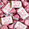 124 Pcs It's a Girl Baby Shower Candy Party Favors Miniatures & Pink Kisses (1.52 lbs, Approx. 124 Pcs)