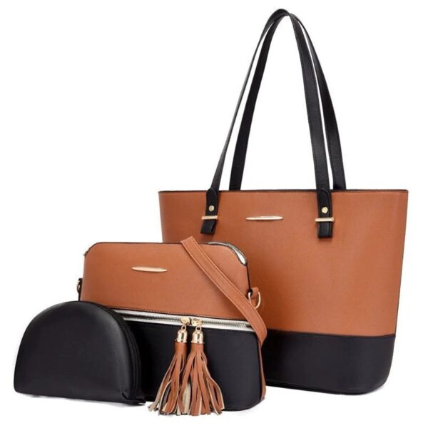 Sendfen Handbags for Women Shoulder Bags Tote Satchel Hobo 4pcs Purse Set