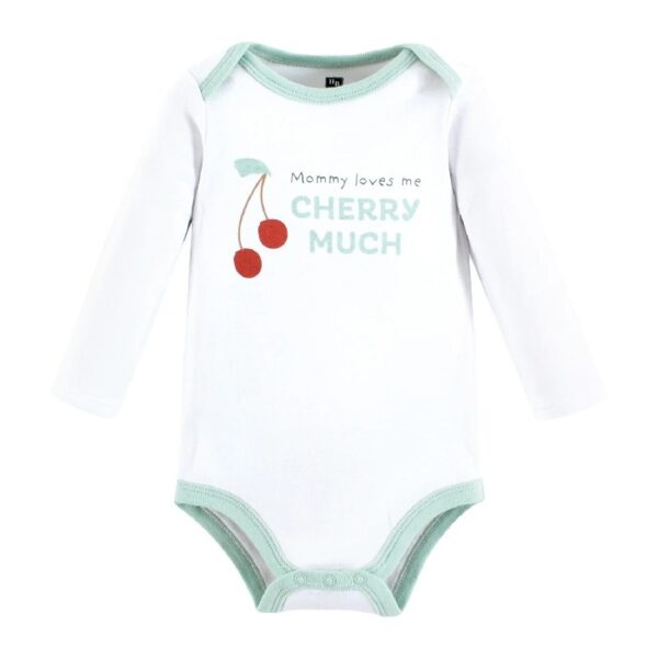 Cotton Long-Sleeve Bodysuits, 5-Pack, Newborn- 24 Months