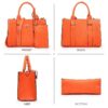 525996a1ae634b8d9ac7b32d01785925 Women's 3Pcs Purse Handbag Shoulder Bag Tote Satchel Hobo Bag Briefcase Work Bag for Ladies