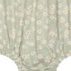 By Gerber Baby Girl Bubble Romper with Flutter Sleeves, Sizes 0/3 Months - 24 Months